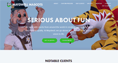 Desktop Screenshot of maydwellmascots.com